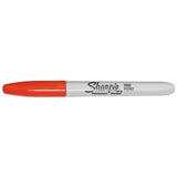 Sharpie® Fine Tip Permanent Marker, Fine Bullet Tip, Red, Dozen (SAN30002)