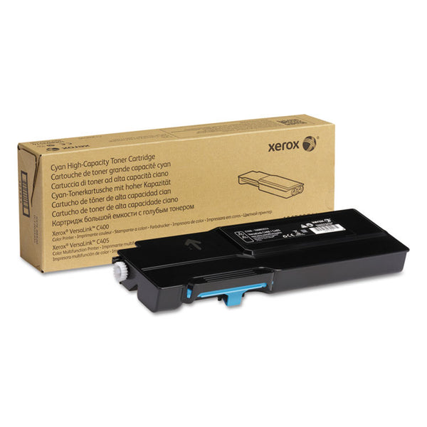 Xerox® 106R03514 High-Yield Toner, 4,800 Page-Yield, Cyan (XER106R03514)