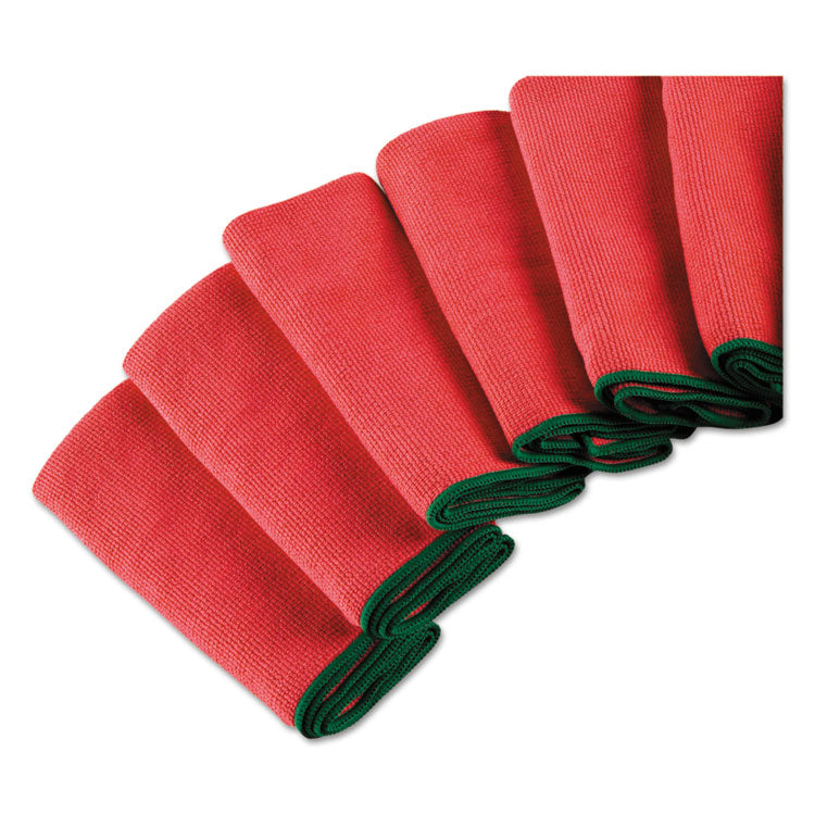 WypAll® Microfiber Cloths, Reusable, 15.75 x 15.75, Red, 6/Pack, 4 Packs/Carton (KCC83980)