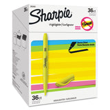 Sharpie® Pocket Style Highlighter Value Pack, Yellow Ink, Chisel Tip, Yellow Barrel, 36/Pack (SAN2003991) Pack of 36