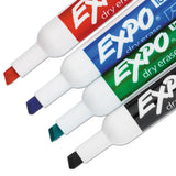 EXPO® Low-Odor Dry Erase Marker Office Value Pack, Broad Chisel Tip, Assorted Colors, 192/Pack (SAN2003995)