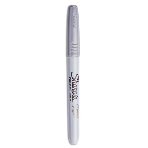 Sharpie® Metallic Fine Point Permanent Marker Value Pack, Fine Bullet Tip, Metallic Silver, 36/Pack (SAN2003899) Pack of 36