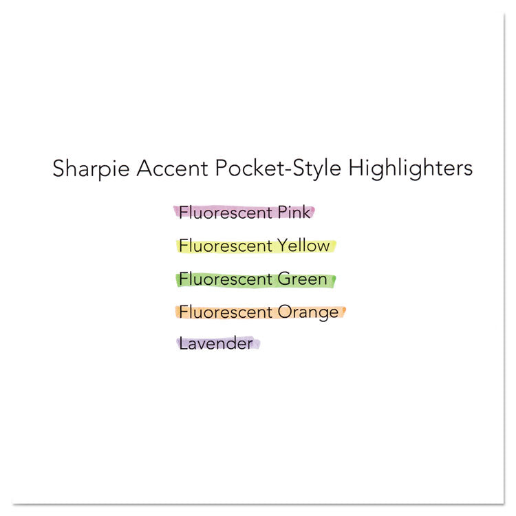 Sharpie® Pocket Style Highlighter Value Pack, Yellow Ink, Chisel Tip, Yellow Barrel, 36/Pack (SAN2003991) Pack of 36