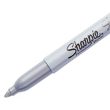Sharpie® Metallic Fine Point Permanent Marker Value Pack, Fine Bullet Tip, Metallic Silver, 36/Pack (SAN2003899) Pack of 36