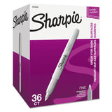 Sharpie® Metallic Fine Point Permanent Marker Value Pack, Fine Bullet Tip, Metallic Silver, 36/Pack (SAN2003899) Pack of 36