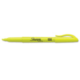 Sharpie® Pocket Style Highlighter Value Pack, Yellow Ink, Chisel Tip, Yellow Barrel, 36/Pack (SAN2003991) Pack of 36