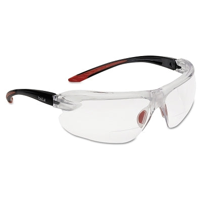 Bolle IRI-s Series Safety Glasses, Clear Lens, Platinum Anti-Fog and Anti-Scratch, TPR (286-40223) 10 PR / BX