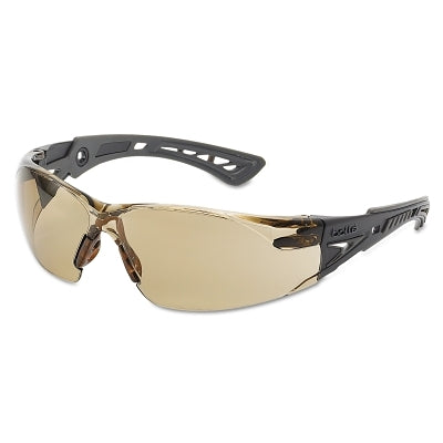 Bolle Rush+ Series Safety Glasses, Twilight Lens, Platinum Anti-Fog/Anti-Scratch (286-40225) 10 PR / BX