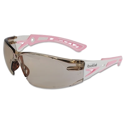 Bolle Rush+ Series Safety Glasses, CSP Lens, Anti-Scratch/Platinum Anti-Fog (286-40249) 10 PR / BX