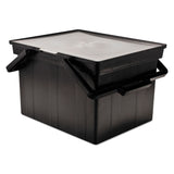Advantus Companion Portable File, Letter/Legal Files, 17" x 14" x 11", Black (AVTTLF2B) Each