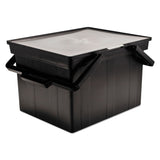 Advantus Companion Portable File, Letter/Legal Files, 17" x 14" x 11", Black (AVTTLF2B) Each