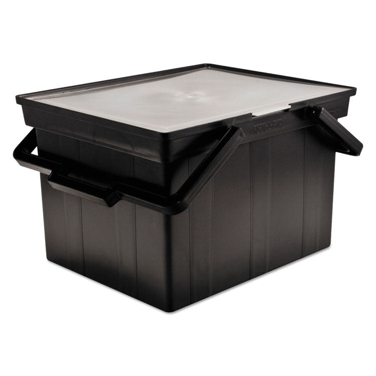 Advantus Companion Portable File, Letter/Legal Files, 17" x 14" x 11", Black (AVTTLF2B) Each