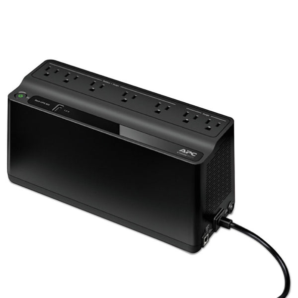 APC® Back-UPS 600 VA Battery Backup System, 7 Outlets, 120 VA, 490 J (APWBE600M1) Each