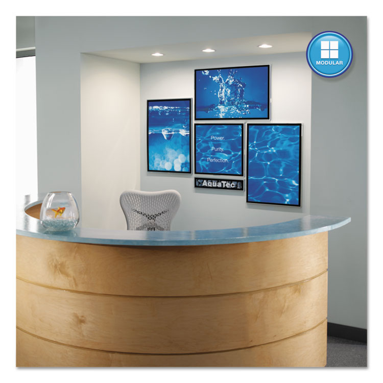 Quartet® Matrix Magnetic Boards, 16 x 16, White Surface, Silver Aluminum Frame (QRTM1616) Each