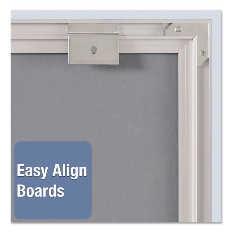 Quartet® Matrix Magnetic Boards, 16 x 16, White Surface, Silver Aluminum Frame (QRTM1616) Each