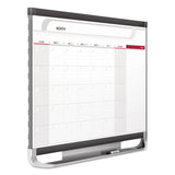 Quartet Prestige 2 Magnetic Total Erase Monthly Calendar, 48 x 36, Graphite Color Frame (QRTCP43P2) Each