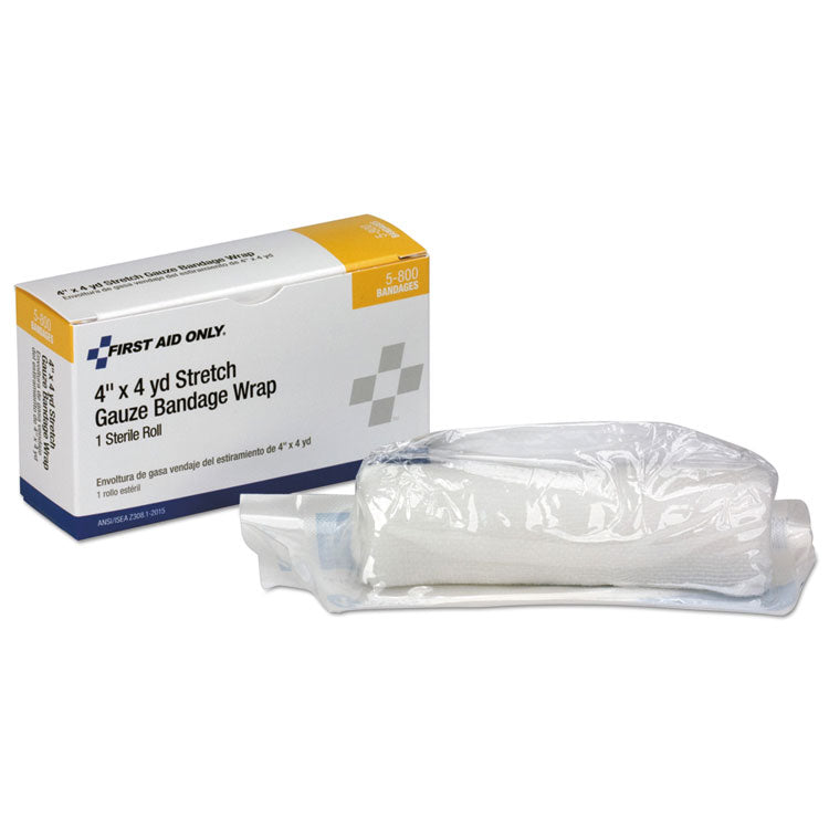 First Aid Only™ 24 Unit ANSI Class A+ Refill, 4" x 4 yd Sterile Gauze Bandage (FAO5800) Each