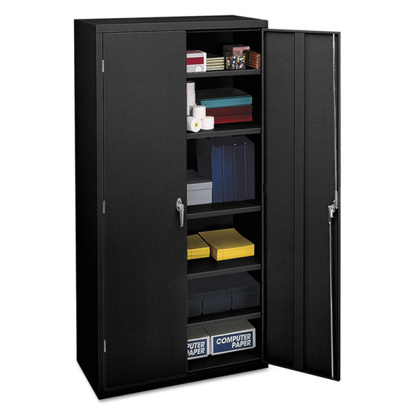 HON® Assembled Storage Cabinet, 36w x 18.13d x 71.75h, Black (HONSC1872P)