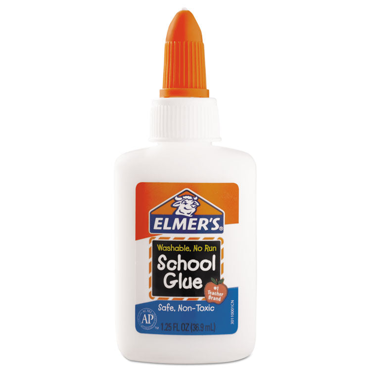 Elmer's® Washable School Glue, 1.25 oz, Dries Clear (EPIE301) Each
