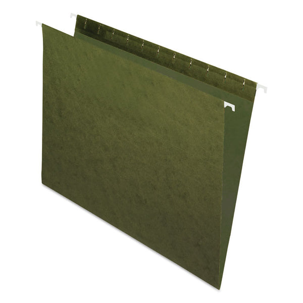 Pendaflex® Standard Green Hanging Folders, Letter Size, Straight Tabs, Standard Green, 25/Box (PFX81600) Box of 25