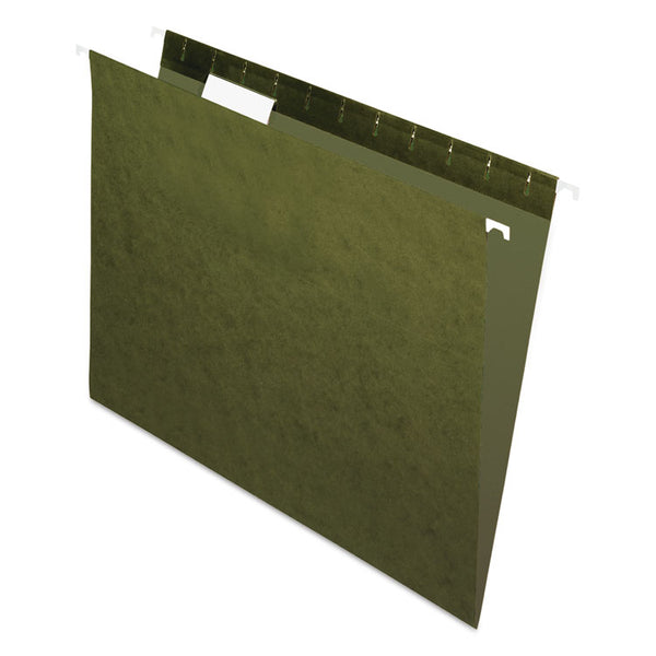 Pendaflex® Standard Green Hanging Folders, Letter Size, 1/5-Cut Tabs, Standard Green, 25/Box (PFX81602) Box of 25