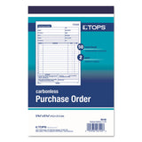 TOPS™ Purchase Order Book, 12 Lines, Two-Part Carbonless, 5.56 x 8.44, 50 Forms Total (TOP46140) Each