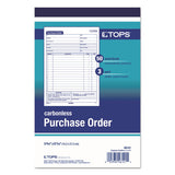 TOPS™ Purchase Order Book, 15 Lines, Three-Part Carbonless, 5.56 x 8.44, 50 Forms Total (TOP46141) Each