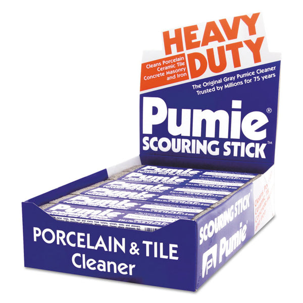 Pumie® Scouring Stick, 6.75 x 1.25, Gray, Dozen (UPM12)