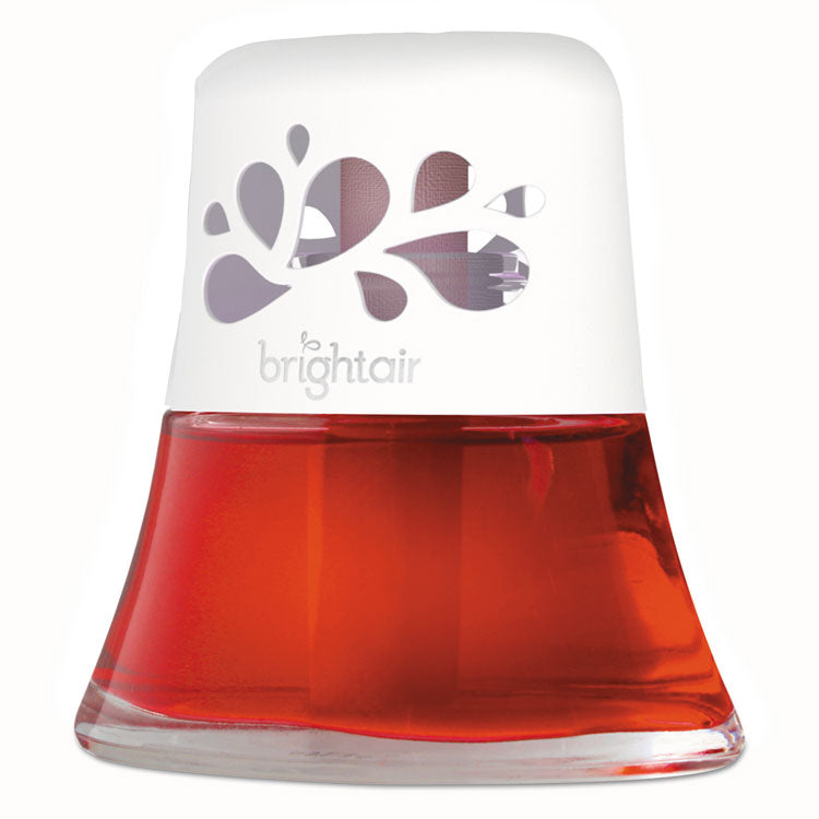 BRIGHT Air® Scented Oil Air Freshener, Macintosh Apple and Cinnamon, Red, 2.5 oz, 6/Carton (BRI900022CT) Case of 6