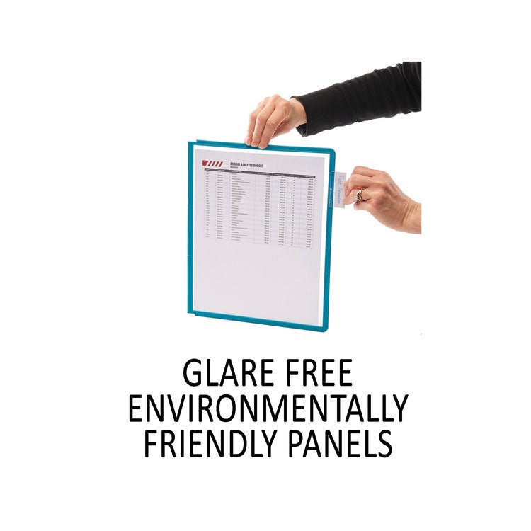 Durable® VARIO Wall Reference System, 5 Panels, Letter, Asst. Borders and Panels (DBL555200) Each