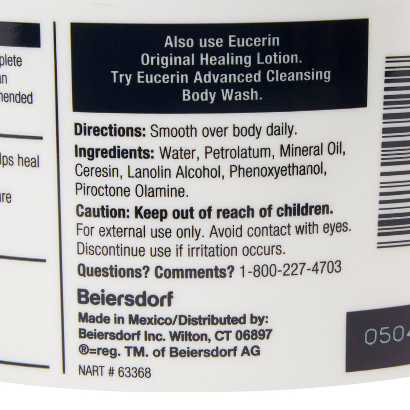 Eucerin® Original Hand and Body Moisturizer 16 oz. Jar Unscented Cream (538808_EA) 1/EA
