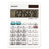 Sharp® EL-310WB Mini Desktop Calculator, 8-Digit LCD (SHREL310WB) Each