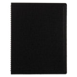 Blueline® Duraflex Poly Notebook, 1-Subject, Medium/College Rule, Black Cover, (80) 11 x 8.5 Sheets (REDB4181)