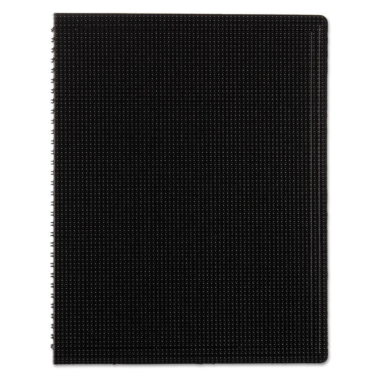 Blueline® Duraflex Poly Notebook, 1-Subject, Medium/College Rule, Black Cover, (80) 11 x 8.5 Sheets (REDB4181)