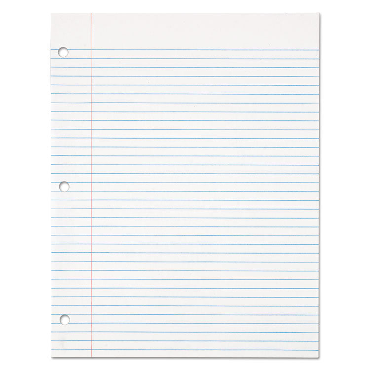 TOPS Filler Paper, 3-Hole, 8.5 x 11, Medium/College Rule, 500/Pack (TOP62349) Pack of 500