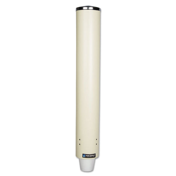 San Jamar® Foam Cup Dispenser with Removable Cap, For 4 oz to 10 oz Cups, Sand (SJMC4210PFSD)