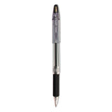 Zebra® Jimnie Gel Pen, Stick, Medium 0.7 mm, Black Ink, Clear/Black Barrel, 12/Pack (ZEB44110) Box of 12