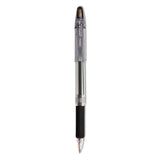 Zebra® Jimnie Gel Pen Value Pack, Stick, Medium 0.7 mm, Black Ink, Clear/Black Barrel, 24/Box (ZEB14410) Box of 24