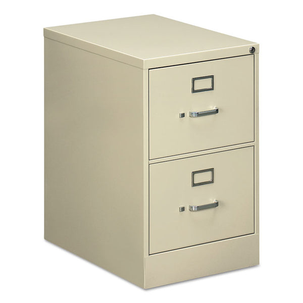 Alera® Two-Drawer Economy Vertical File, 2 Legal-Size File Drawers, Putty, 18" x 25" x 28.38" (ALEHVF1929PY)