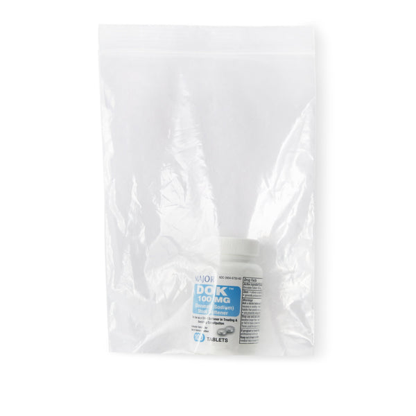 Major Pharmaceuticals Stool Softener Tablet 100 per Bottle 100 mg Strength Docusate Sodium (1125884_BT) 1/BT