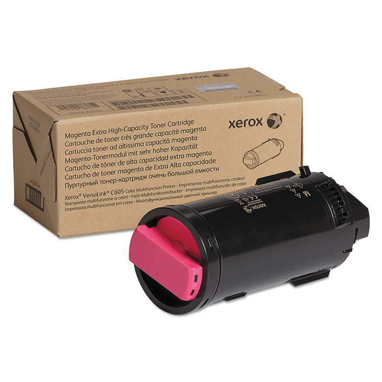 Xerox® 106R04011 Extra High-Yield Toner, 16,800 Page-Yield, Magenta, TAA Compliant (XER106R04011) Each