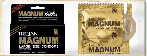 Trojan® Magnum® Condom Lubricated Large 12 per Box (670107_BX) 12/BX