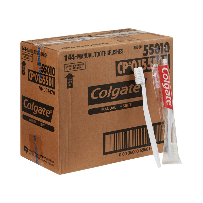 Colgate® Toothbrush White Adult Soft (724618_EA) 1/EA