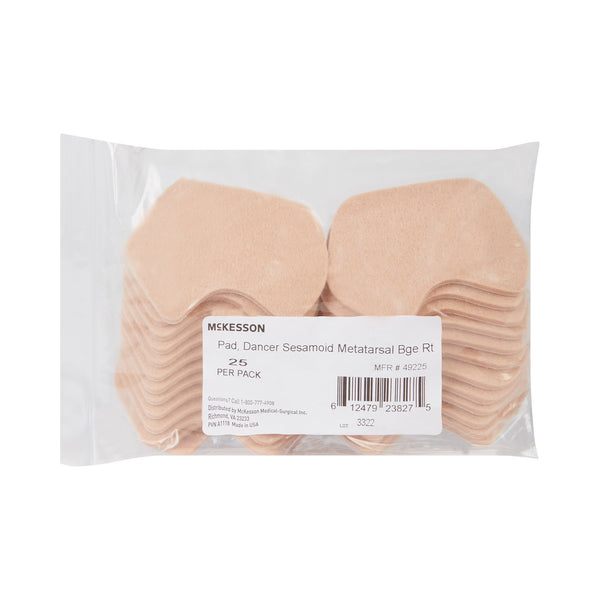 McKesson Dancer Sesamoid Pad Adhesive Right Foot (1111087_CS) 300/CS