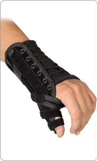Breg® Thumb Support Right Hand Black One Size Fits Most (997532_EA) 1/EA