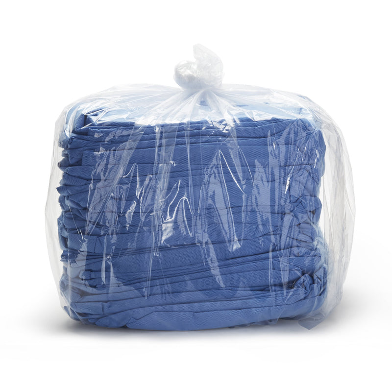 O&M Halyard Inc Lab Jacket Blue Large Hip Length 3-Layer SMS Disposable (203636_EA) 1/EA
