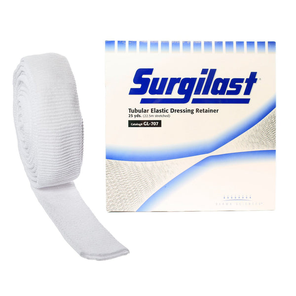 Surgilast® Elastic Net Retainer Dressing Tubular Elastic 25 Yard Size 6 White Medium Head / Shoulder / Thigh NonSterile (450917_RL) 1/RL