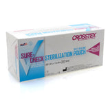 Sure-Check® Sterilization Pouch Ethylene Oxide (EO) Gas / Steam 2-1/4 X 4 Inch Transparent Self Seal Film (783388_BX) 200/BX