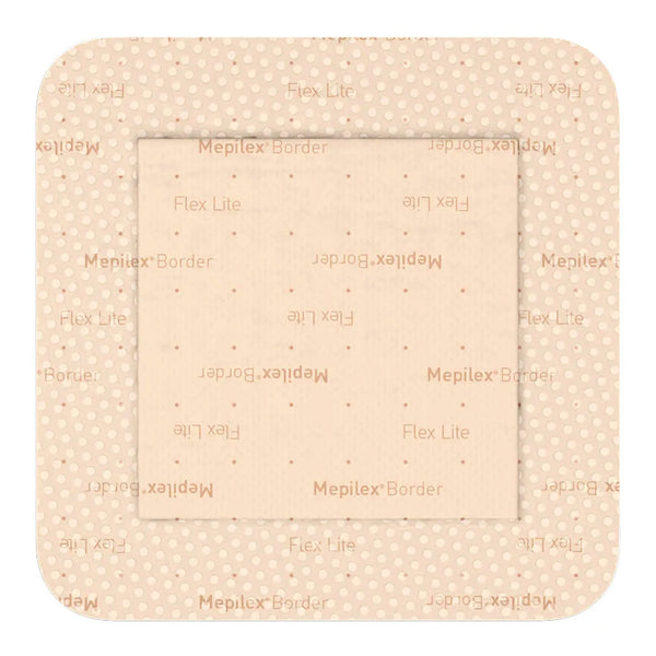 Mepilex® Border Flex Lite Thin Foam Dressing 6 X 6 Inch With Border Film Backing Silicone Adhesive Square Sterile (1195998_EA) 1/EA