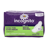 Incognito® Feminine Pad Ultra Thin with Wings Regular Absorbency (1250721_PK) 12/PK